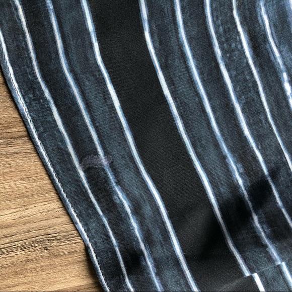 Vince Silk French Blue Watercolor Skirt - Picture 10 of 10